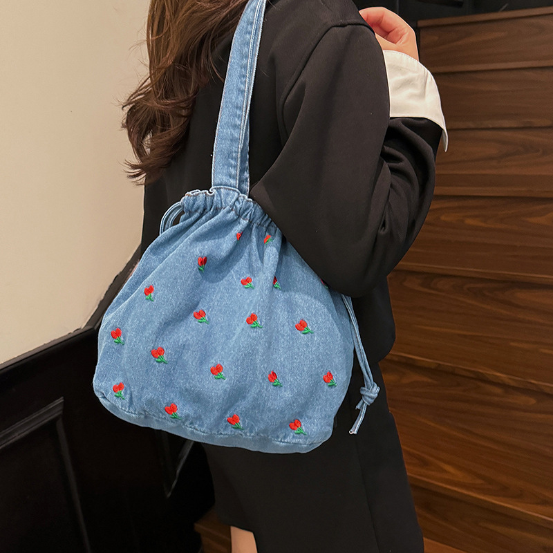 Japanese Embroidery Flower Den - Women Bags Jeans review and price
