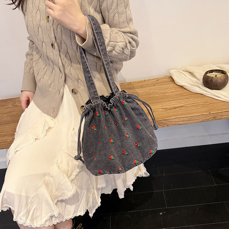 Japanese Embroidery Flower Den - Women Bags Jeans review and price